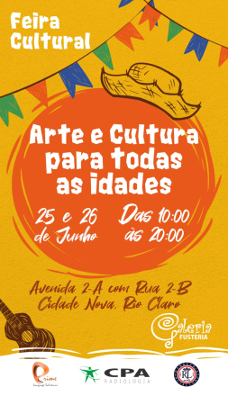 PROGRAMAÇÃO DA FUSTERIA - RIO CLARO - ARTE E CULTURA PARA TODAS AS IDADES
