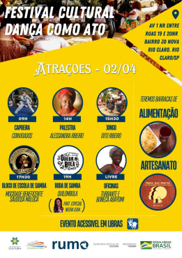 FESTIVAL CULTURAL - DANÇA COMO ATO